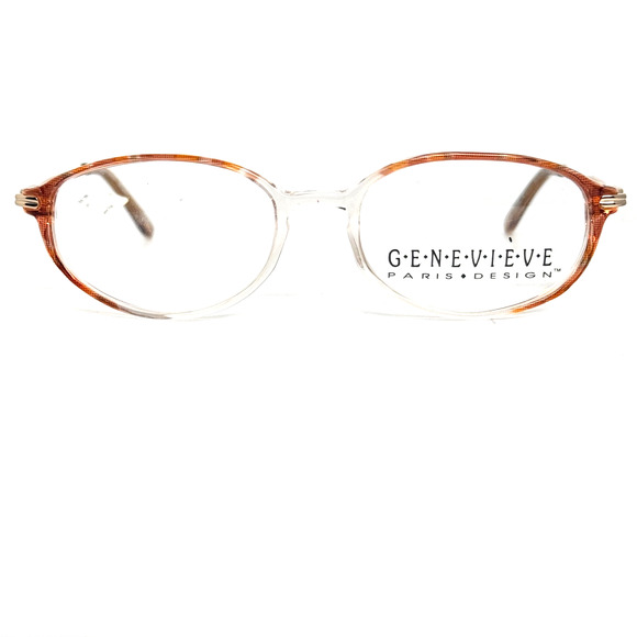 Genevieve Paris Design MO Ginger Color Brown 135MM Eyeglass Frame H17022 - Picture 1 of 9
